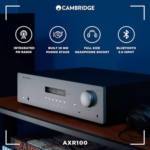 Cambridge Audio AXR100 Stereo Receiver - Lunar Grey