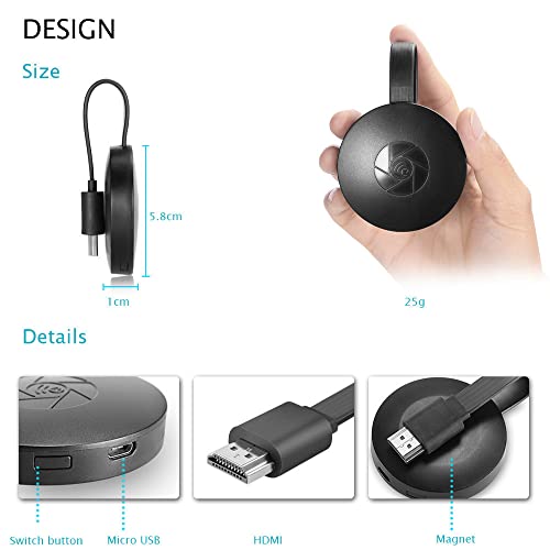 Wireless 4K HDMI Adapter for Screen Mirroring
