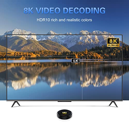 Android 12.0 TV Box with 4GB RAM, 32GB ROM