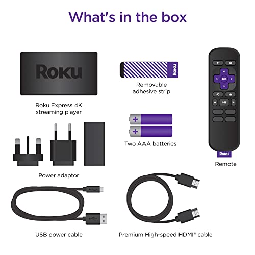 Roku Express 4K | Black Streaming Media Player