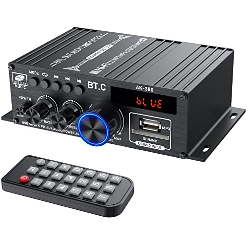 Bluetooth 5.0 Stereo Amplifier - 40W x 2