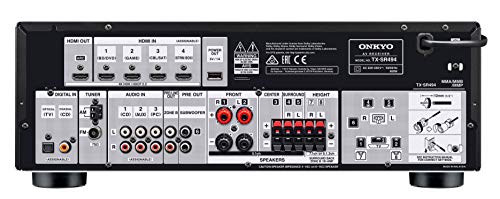 ONKYO TX-SR494(B) 7.2CH AV Receiver (Dolby/DTS:X, 4K) Black
