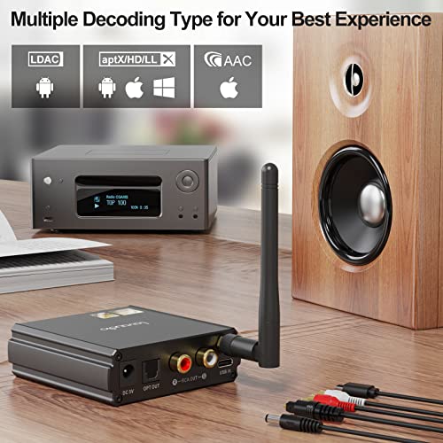 1Mii Bluetooth 5.1 Receiver for Home Stereo
