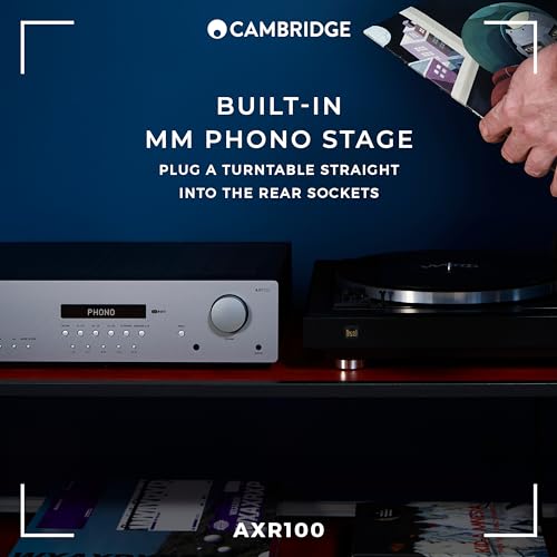 Cambridge Audio AXR100 Stereo Receiver - Lunar Grey