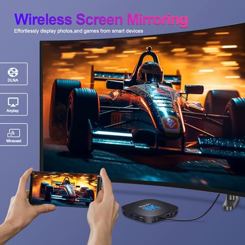 8K Android TV Box 13.0 - 4GB RAM, 128GB
