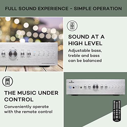 Auna Hifi Stereo System w/ Remote Control, AUX