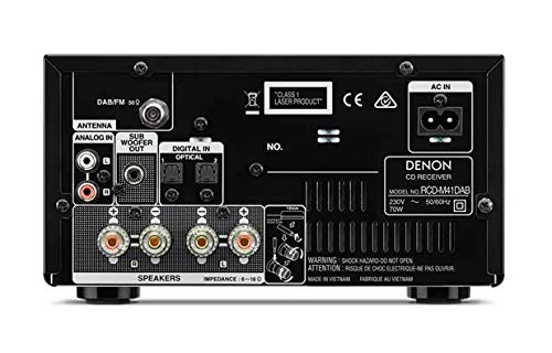 Denon HiFi Receiver with CD Player and Bluetooth