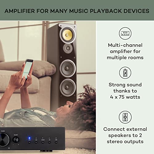Bluetooth Hifi Amp with Subwoofer and Remote