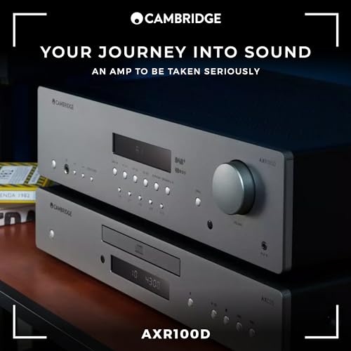 Cambridge Audio AXR100D HiFi Stereo Receiver - Lunar Grey