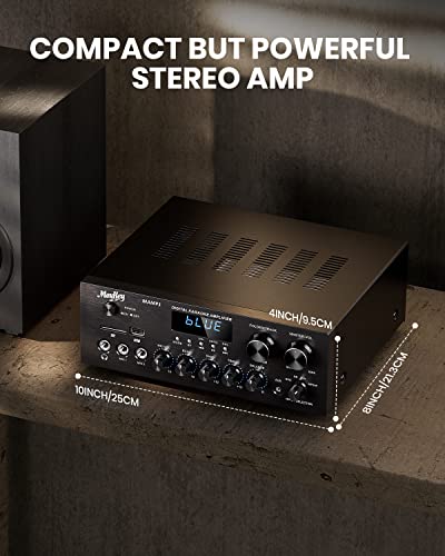 Moukey Bluetooth 5.0 Stereo Power Amplifier