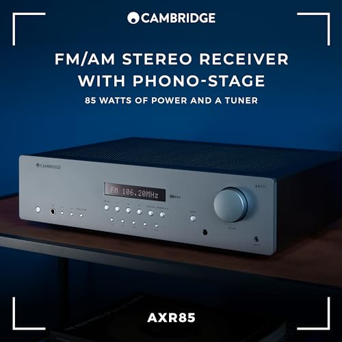 Cambridge Audio AXR85 HiFi Stereo Receiver - Lunar Grey