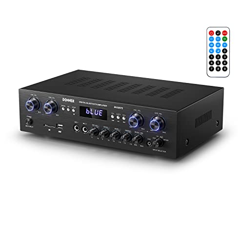 Donner 4-Channel Bluetooth Home Audio Amplifier Receiver