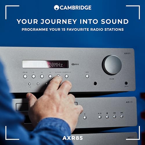 Cambridge Audio AXR85 HiFi Stereo Receiver - Lunar Grey
