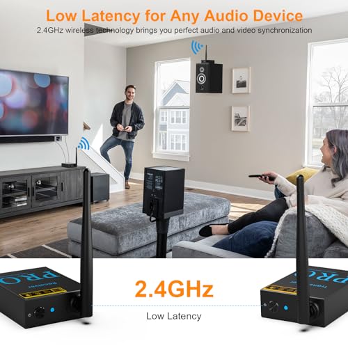 1Mii Wireless Audio Transmitter + Receiver for Active Speaker
