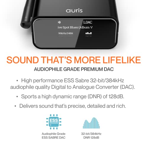 Auris BluMe Pro HiFi Bluetooth 5.0 Receiver