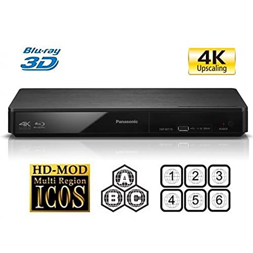 Panasonic Blu-ray Player with Multiregion Blu-ray & DVD