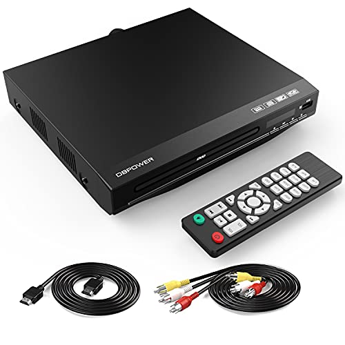 DBPOWER DVD Player - HD 1080p Upscaling, All-Region, USB