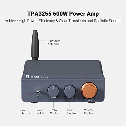 Fosi Audio BT20A Pro Bluetooth 5.0 Amplifier