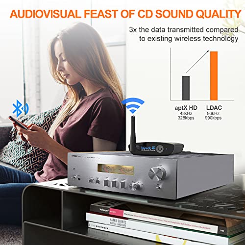 1Mii LDAC Bluetooth 5.0 Music Receiver | Hi-Fi Streaming