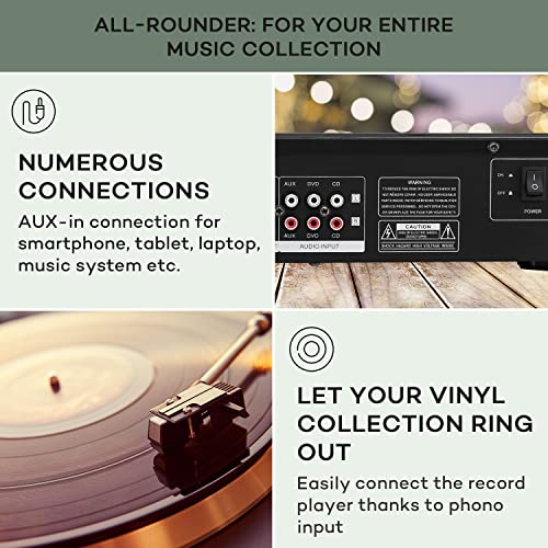 Auna Bluetooth Amplifier - Hi-Fi Stereo System