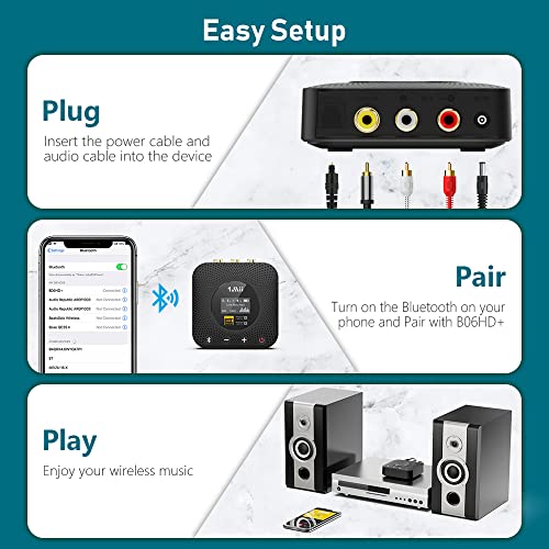 1Mii Bluetooth 5.1 Music Receiver - Hi-Res Stereo