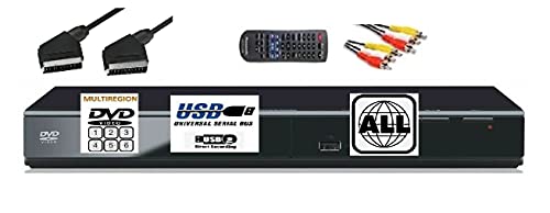 Panasonic DVD-S500 Multiregion Player + Scart Cable