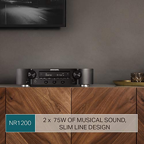 Marantz NR1200 Stereo Receiver, HiFi Amplifier - Black