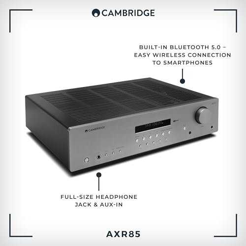 Cambridge Audio AXR85 HiFi Stereo Receiver - Lunar Grey