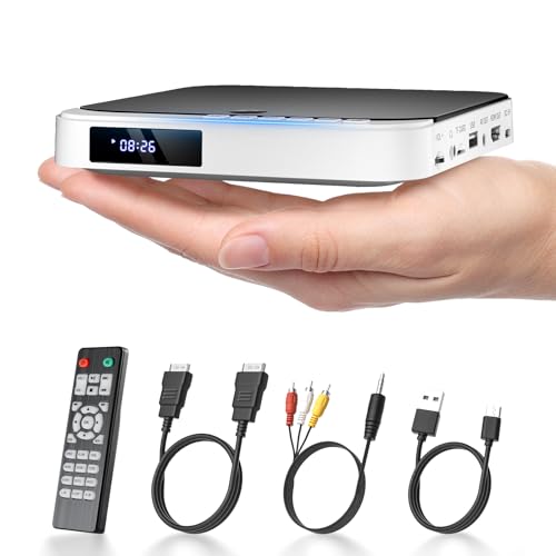 Compact HDMI DVD Player - All Region, 1080P HD