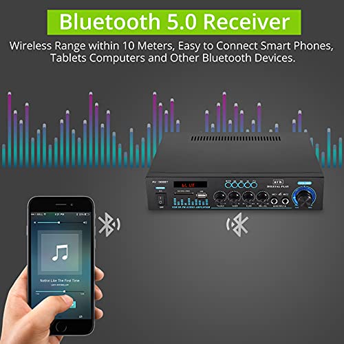 LiNKFOR Bluetooth Stereo Amplifier - 50W X 2