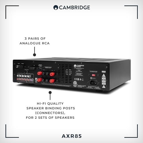 Cambridge Audio AXR85 HiFi Stereo Receiver - Lunar Grey