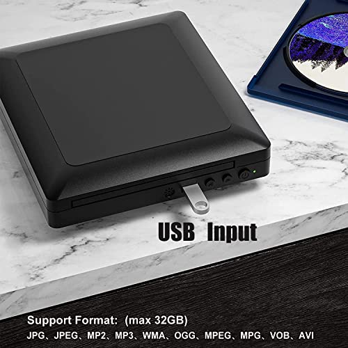 1080P HD DVD Player HDMI/AV Output USB Input