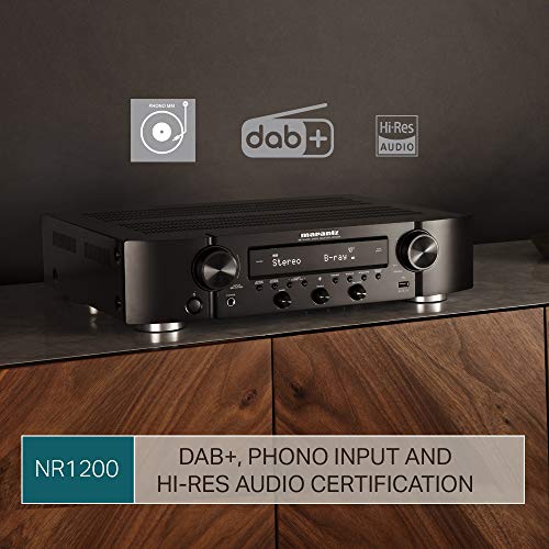 Marantz NR1200 Stereo Receiver, HiFi Amplifier - Black