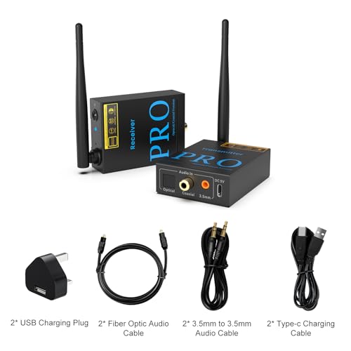 1Mii Wireless Audio Transmitter + Receiver for Active Speaker