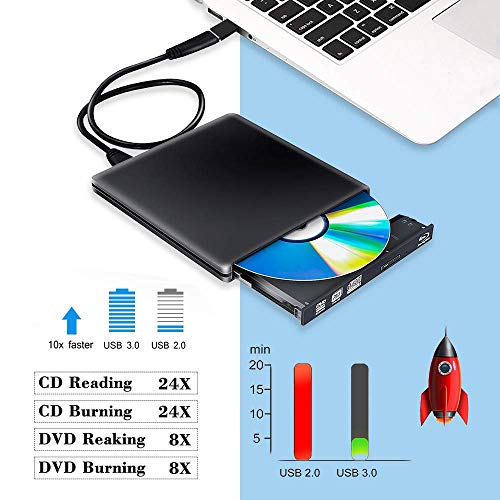 Blu Ray DVD Drive 3D USB 3.0 (Black)