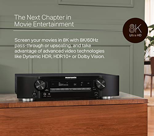 Marantz NR1711 AV Receiver: 7.2 Channel, 8K, Dolby Atmos