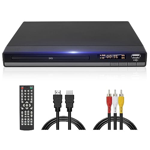 Compact HD DVD Player: HDMI & RCA, All-Region Free