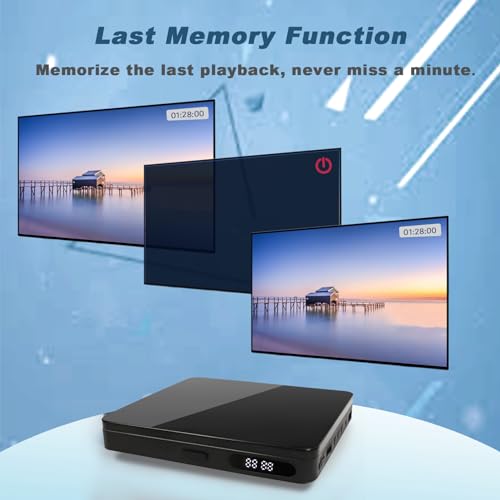VATI Compact DVD Player for TV: All Region, HD