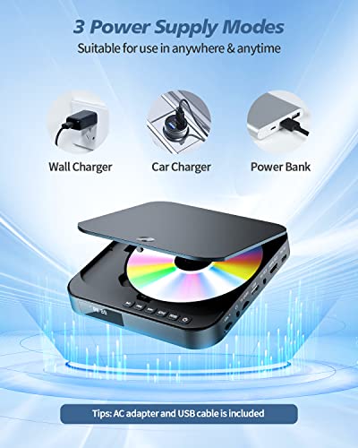DESOBRY Mini DVD Player - HDMI, 1080P, Multi Region