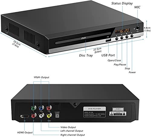 Full HD 1080P USB Multifunction DVD Player