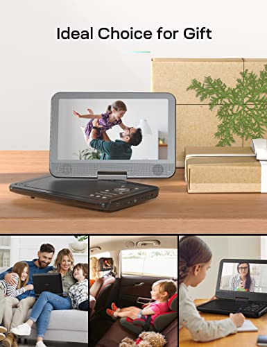 12.5" Portable DVD Player with Swivel Screen