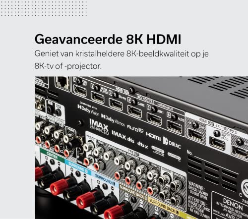 Denon AVC-X3800H AV Receiver with Immersive Sound