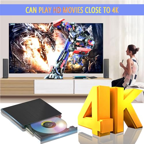 USB External Blu-ray Drive for Windows XP/7/8/10