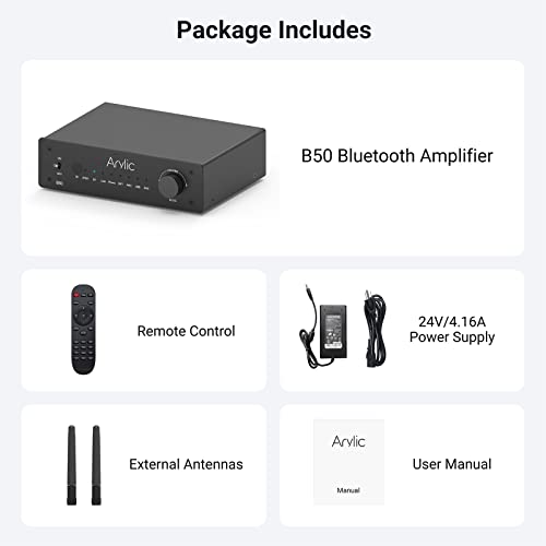 Arylic B50 Bluetooth aptX HD Stereo Amplifier