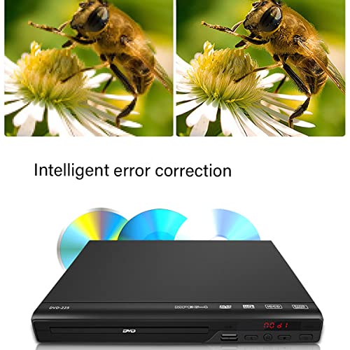 Slim Portable DVD Player with AV Output for TV