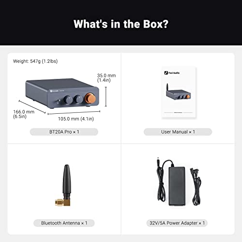 Fosi Audio BT20A Pro Bluetooth 5.0 Amplifier