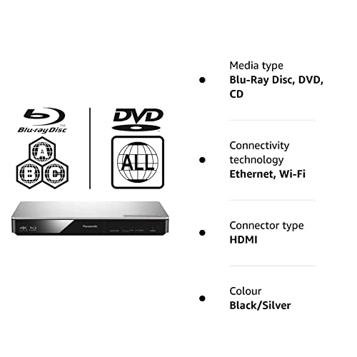 Panasonic Smart 3D 4K Multi-Region Blu-ray Player