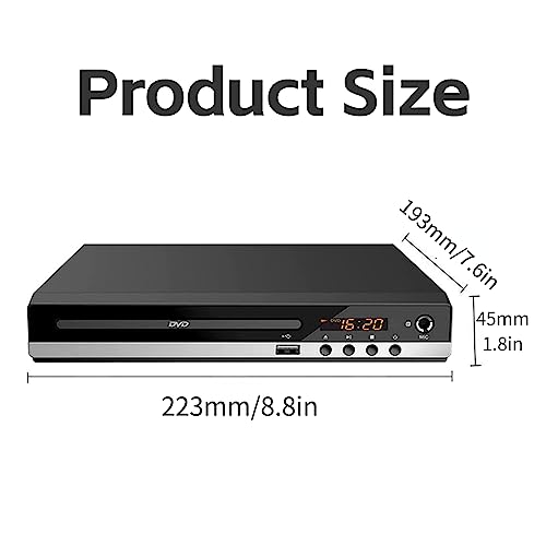 Felenny HDMI DVD Player for TV, Full HD 1080P