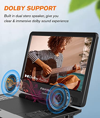 Portable 14" Blu Ray DVD Player with HDMI