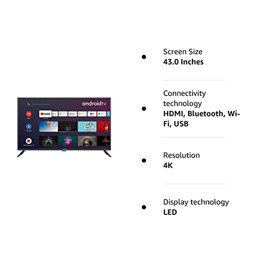 43" Bauhn 4K UHD Smart Android TV